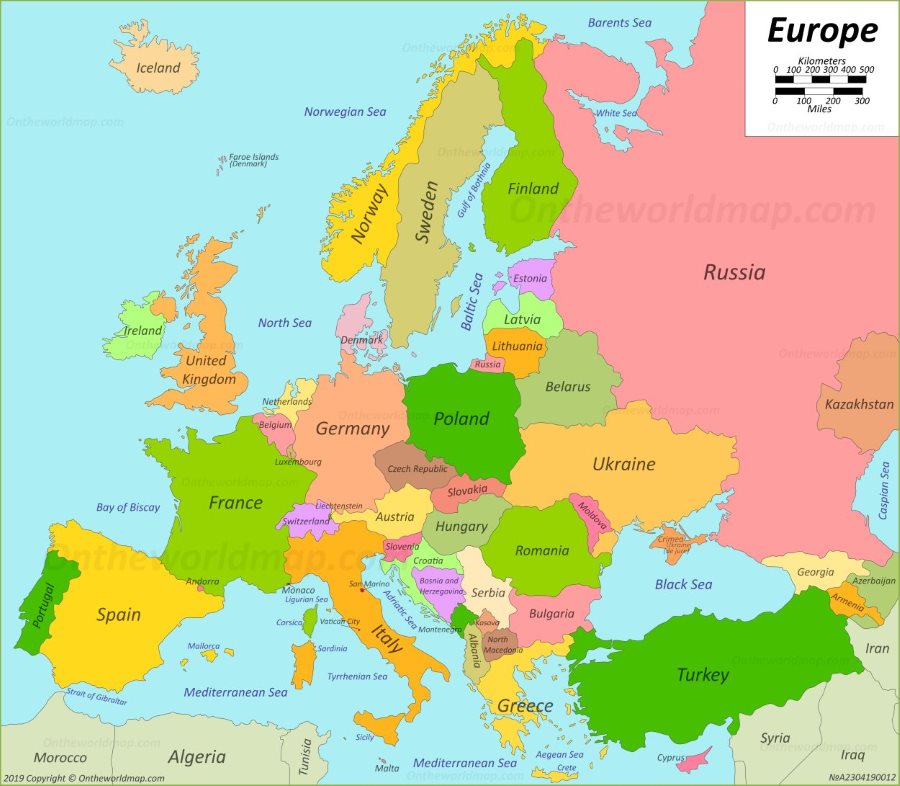 Europe Map